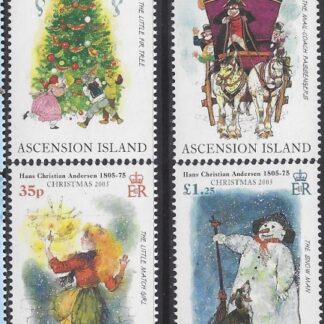 2005 Ascension Island. SG.933-6 Christmas. Bicentenary of Hans Christian Anderson. set 4 values U/M (MNH)