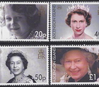 2006 Ascension Island. SG.945-8  80th Birthday of Queen Elizabeth II. set 4 values U/M (MNH)