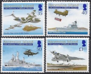 2007 Ascension Island. SG.966-9 25th Anniv. of Liberation of Falkland Islands. set 4 values U/M (MNH)