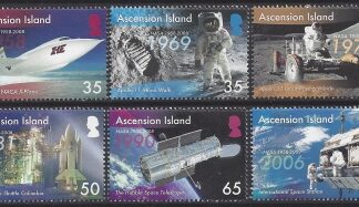 2008  Ascension Island. SG.1004-9  50th anniversary of NASA. set 6 values U/M (MNH)