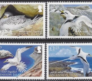 2009 Ascension Island. SG.1060-3 White Tailed Tropic Bird. set 4 values U/M (MNH)