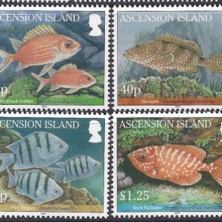 2010 Ascension Island. SG.1064-7 Reef Fish. set 4 values U/M (MNH)
