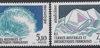 1989 French Antarctic.  SG.252-3 Crystals. set 2 values U/M (MNH)