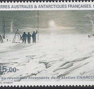 1995 French Antarctic.  SG.341  AIR- Departure of Winter Residents from Charcot Station. U/M (MNH)