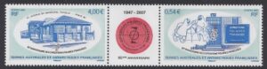 2007 French Antarctic.SG.576-7 60th Anniv. of French Polar Expedition. set 2 values U/M (MNH)