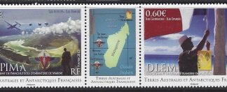 2012 French Antarctic. SG.663-4 Military Stations on Illes Esparses set 2 values U/M (MNH)