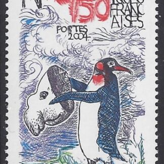 2004 French Antarctic. SG.529  Penguin holding Sea-Lion mask. U/M (MNH)