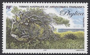 2003 French Antarctic. SG.508 Phylica (tree) Amsterdam Island. U/M (MNH)