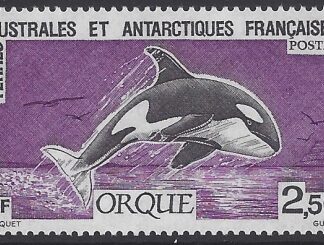 1993 French Antarctic.  SG.310  Killer Whale.  U/M (MNH)
