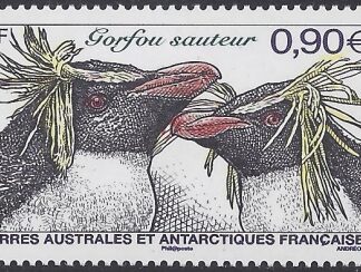 2008 French Antarctic.  SG.602  Rockhopper Penguin.  U/M (MNH)