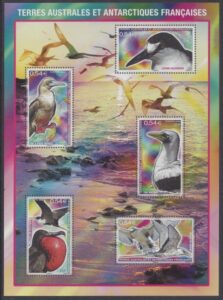 2008 French Antarctic.  MS.611  Sea Birds mini sheet. U/M (MNH)