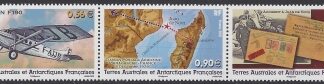 2011 French Antarctic.  SG.640-2  Aviation Accident  set 3 values U/M (MNH)