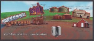 2012 French Antarctic.  MS.665  Digitization of Port Jeanne d'Arc. mini sheet U/M (MNH)