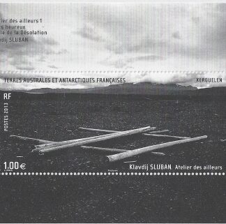 2013  French Antarctic.  MS.708 Workshop Elsewhere.  Klavdij Sluban on Kerguelen. mini sheet U/M (MNH)