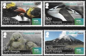 2016 South Georgia SG.679-82 Zavodovski Island set 4 values U/M (MNH)