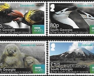 2016 South Georgia SG.679-82  Zavodovski Island set 4 values U/M (MNH)