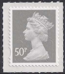 U2911 50p Grey 'MAIL' DLR U/M (MNH)