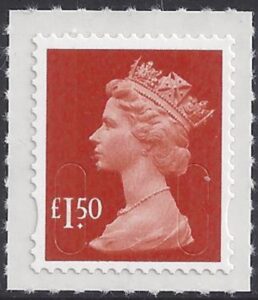 U2913 £1.50 brown-red 'MAIL' DLR U/M (MNH)