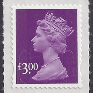U2915  £3.00 mauve  'MAIL'  DLR  U/M (MNH)