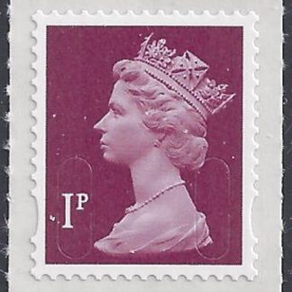 U2920  1p deep crimson 'M12L'   DLR  U/M (MNH)