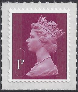 U2920 1p deep crimson 'M15L' DLR U/M (MNH)