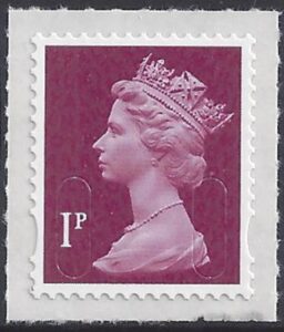 U2920 1p deep crimson 'M16L' DLR U/M (MNH)