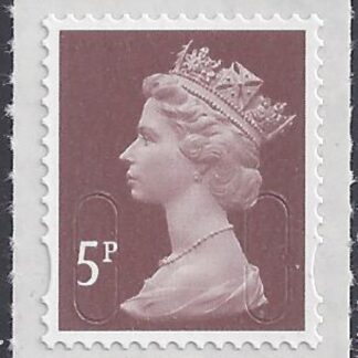 U2922  5p dull red brown  'M16L'   DLR  U/M (MNH)