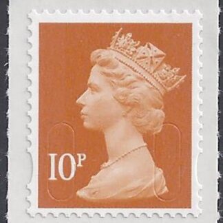 U2923   10p dull orange  'MA13'   DLR   U/M (MNH).
