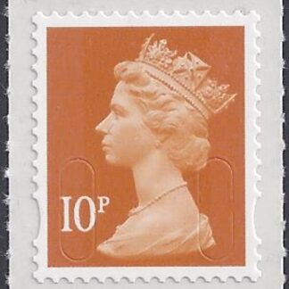 U2923   10p dull orange  'M14L'   DLR   U/M (MNH).