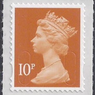 U2923   10p dull orange  'M16L'   DLR   U/M (MNH)