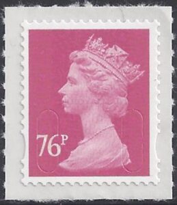 U2927  76p bright rose  'M11L'   DLR   U/M (MNH)