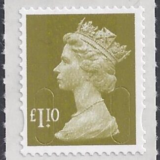 U2936  £1.10 yellow olive  'M11L'   DLR   U/M (MNH)