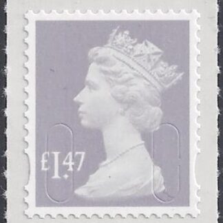 U2945   £1.47  lavender-grey   'M14L'   DLR   U/M (MNH)