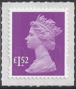 U2946  £1.52  mauve   'M15L'    DLR   U/M (MNH)