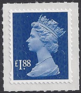 U2953 £1.88 blue 'M13L' Walsall U/M (MNH)