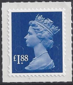 U2953 £1.88 blue 'MA13' DLR U/M (MNH)