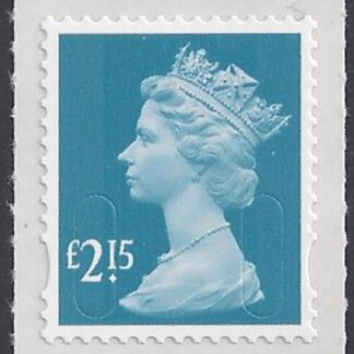 U2956   £2.15  greenish-blue  'M14L'   DLR   U/M (MNH)