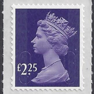 U2957   £2.25  deep violet  'M15L'    DLR   U/M  (MNH)
