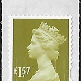 U2948   £1.57  yellow-olive  'M17L'  plain backing   DLR  U/M  (MNH)