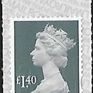 U2941  £1.40 grey-green  'M17L' SBP L/s  DLR  U/M (MNH)