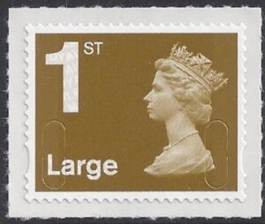 U2978 1st Large Gold 2B 'MAIL' DLR U/M (MNH)