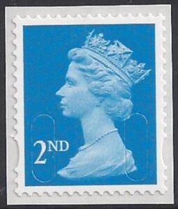 U2979 2nd bright blue CB 'MBIL' DLR U/M (MNH)