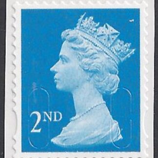U2981 2nd bright blue CB 'MTIL'  Walsall U/M (MNH)