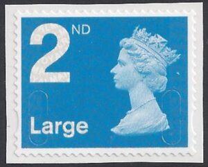 U2988  2nd Large  Bright blue 2B   'FOYAL'   Walsall  U/M (MNH)