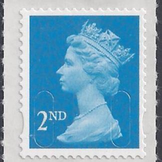 U2995  2nd Bright blue CB 'MA10'  DLR  U/M (MNH)