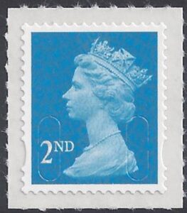 U2995  2nd Bright blue CB 'MA11'  DLR  U/M (MNH)