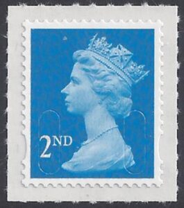 U2995  2nd Bright blue CB 'MA13'  DLR  U/M (MNH)