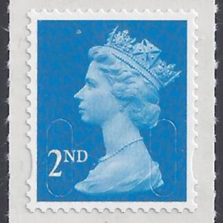 U2995  2nd Bright blue CB 'MA13'  DLR  U/M (MNH)