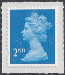 U2995  2nd Bright blue CB 'MA14'  DLR  U/M (MNH)