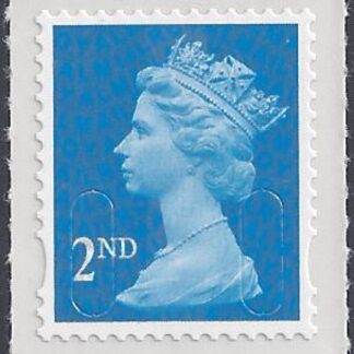 U2995  2nd Bright blue CB 'MA14'  DLR  U/M (MNH)